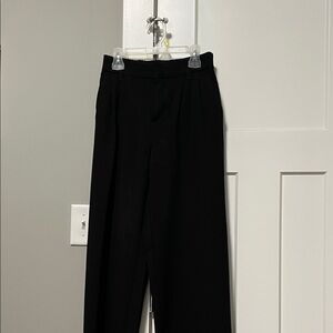 Women’s Sleek Wide Leg Black Dress Pants